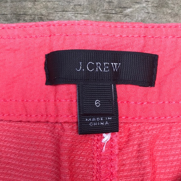 💞J Crew Coral Button Button Shorts - Picture 5 of 5